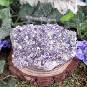 Amethyst Aura Crystal Cluster #2